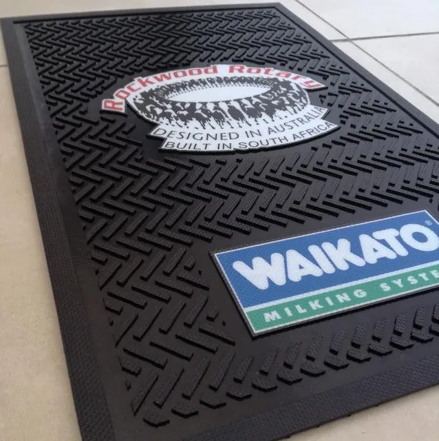 Scraper Rubber Logo Mats - Image 2